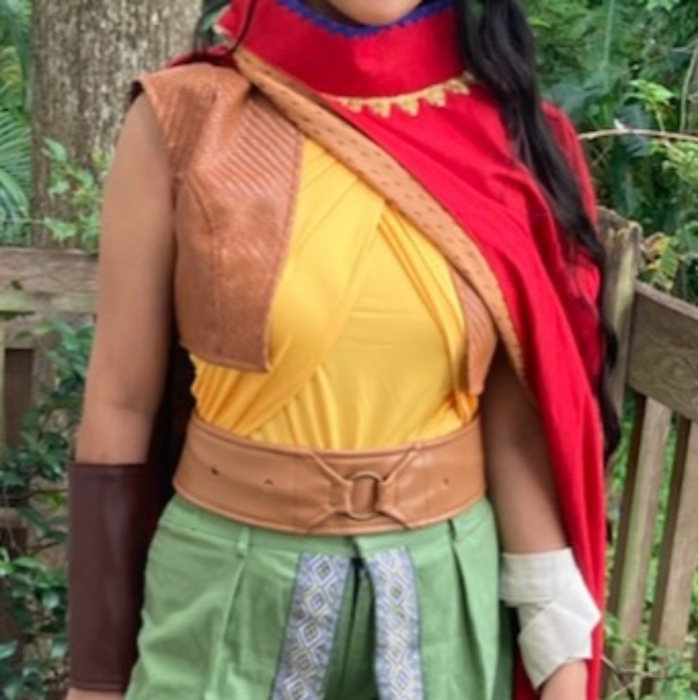 Raya Full Set Costume without hat and boots - Women - Medium (Size 4)